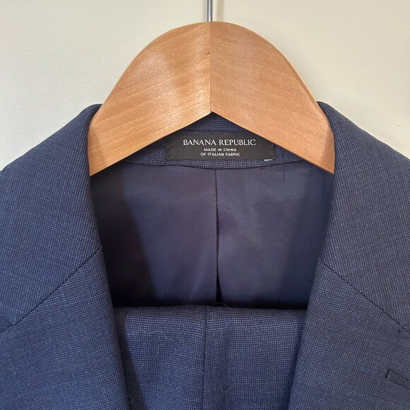Banana Republic Classic Navy Suit - Jacket and Pants sold together - Picture 2 of 11